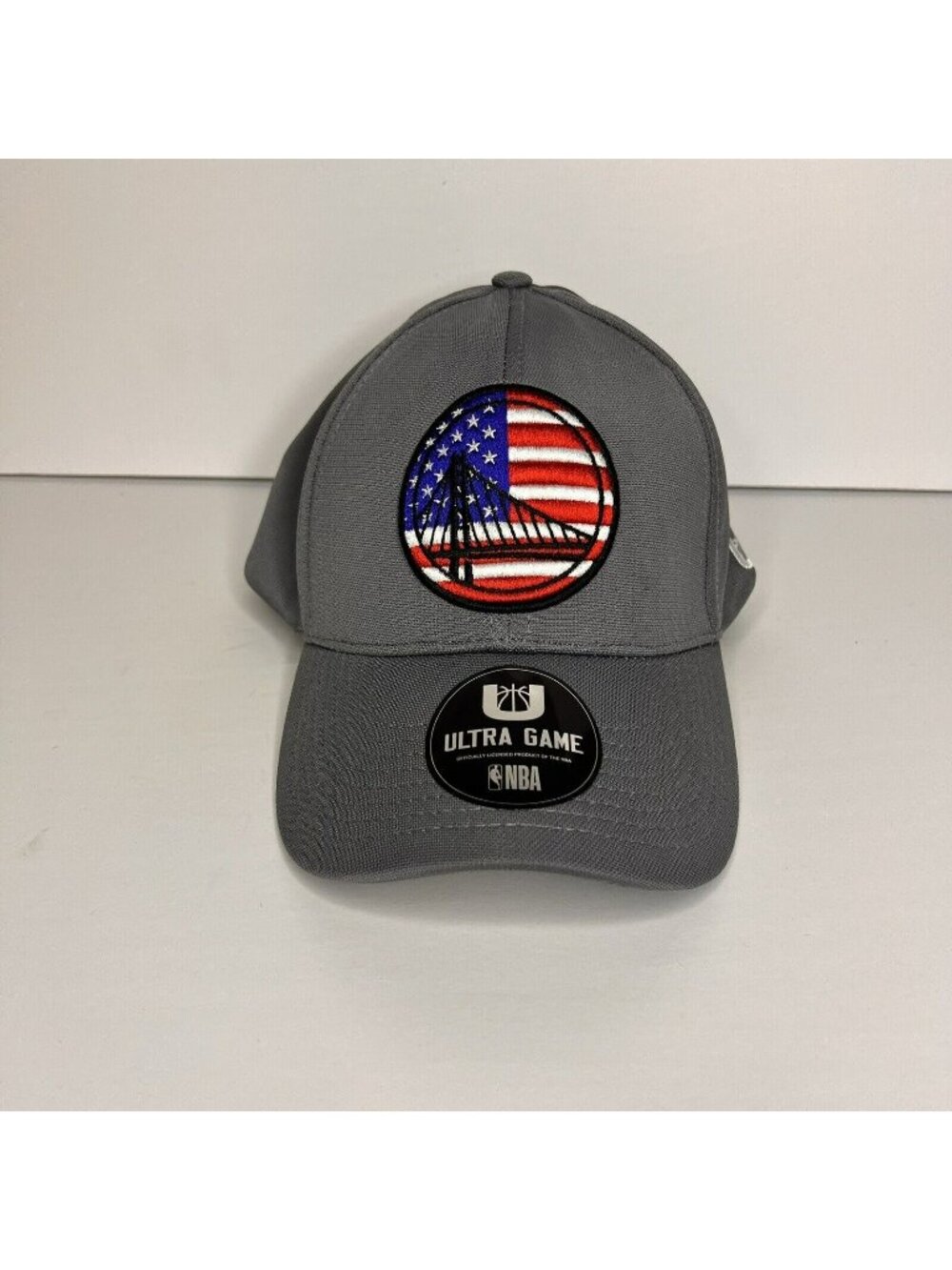 Ultra Game Golden State Warriors American Flag USA Hat Cap - Picture 1 of 6